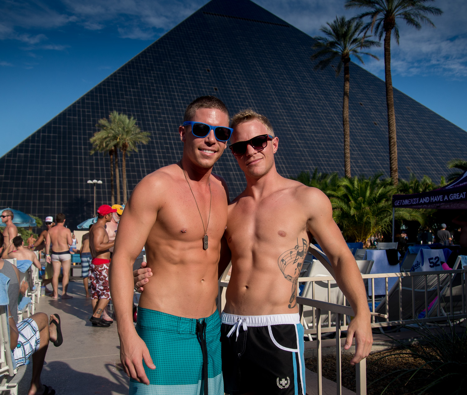 hot nude gay men in the pool