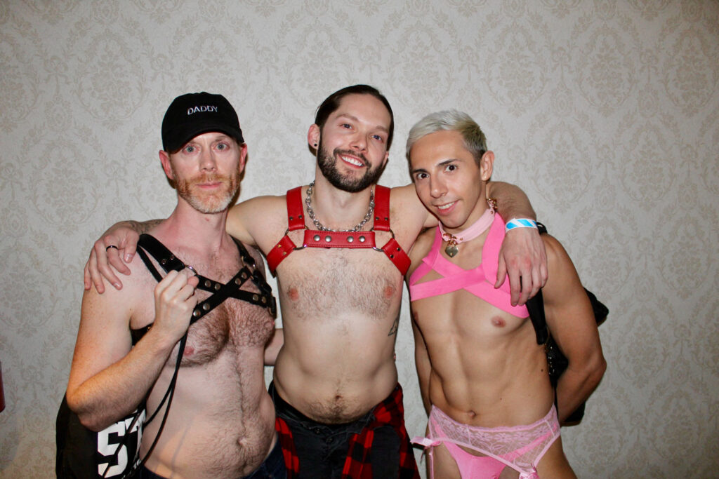 Attendees at Chicago International Mr. Leather weekend.