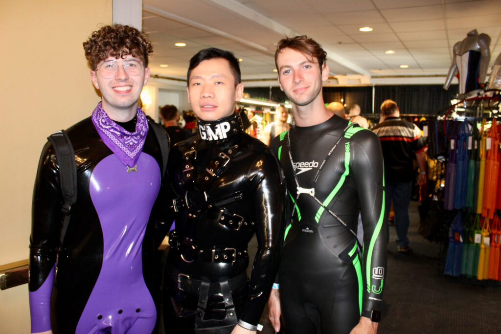 Attendees at Chicago International Mr. Leather weekend.