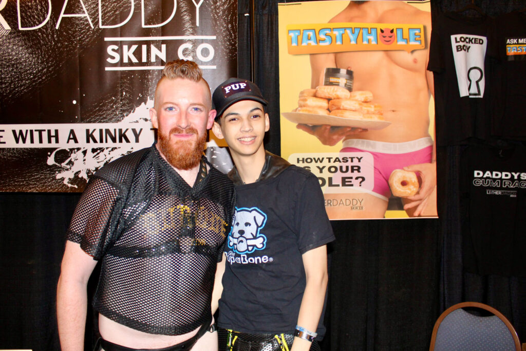 Attendees at Chicago International Mr. Leather weekend.