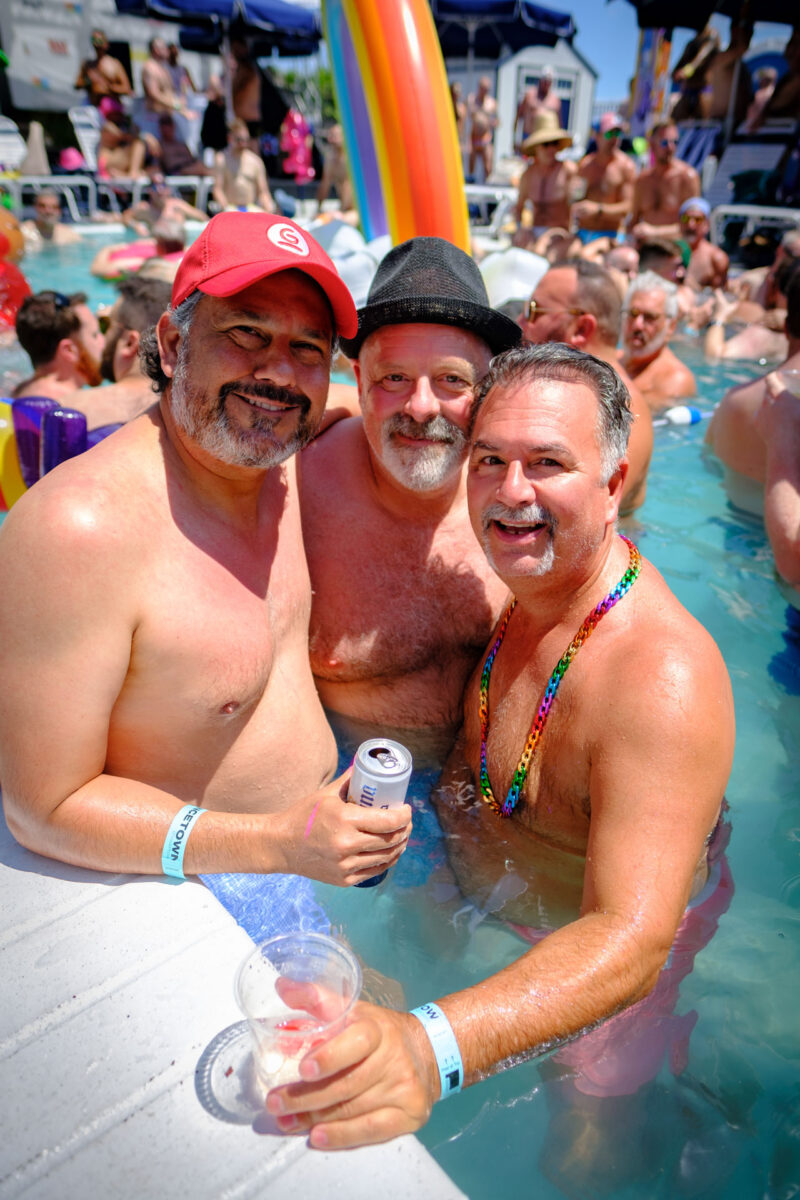 Otter Pop Pool Party attendees at Provincetown Bear Week