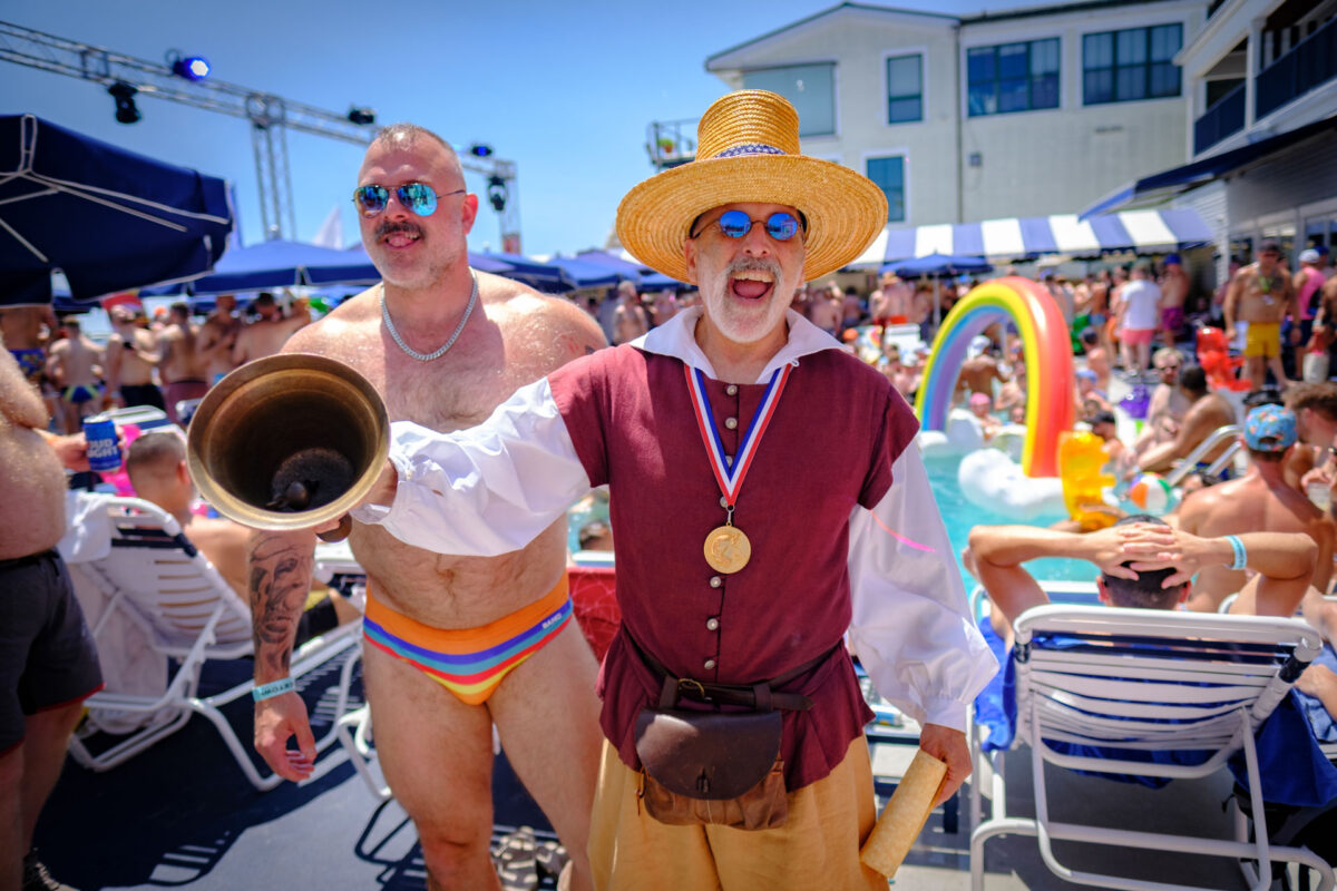 Otter Pop Pool Party attendees at Provincetown Bear Week