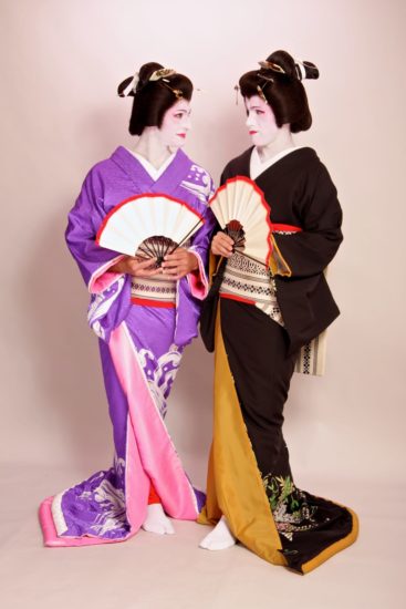Dressing up as geisha in Tokyo