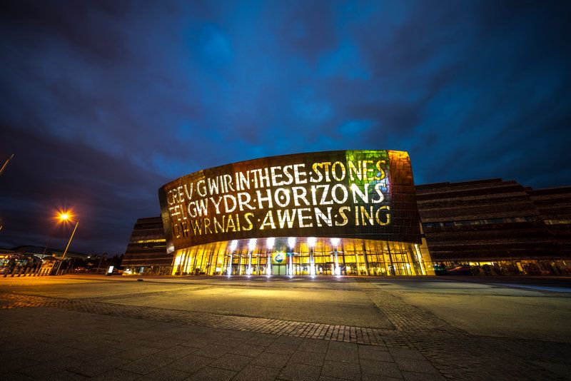 Cardiff Bay's Wales Millennium Centre