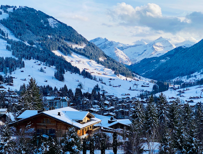 View from the Alpina Gstaad