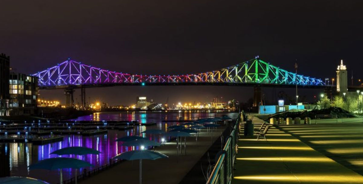 The Jacques Cartier Bridge, Montreal