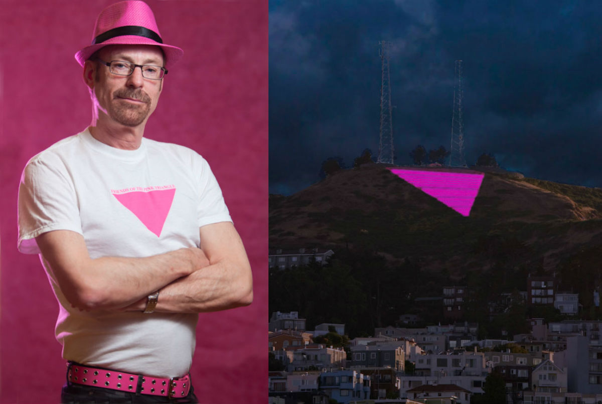 Artist Patrick Carney will see his 'Pink Triangle' installation illuminated this year in San Francisco