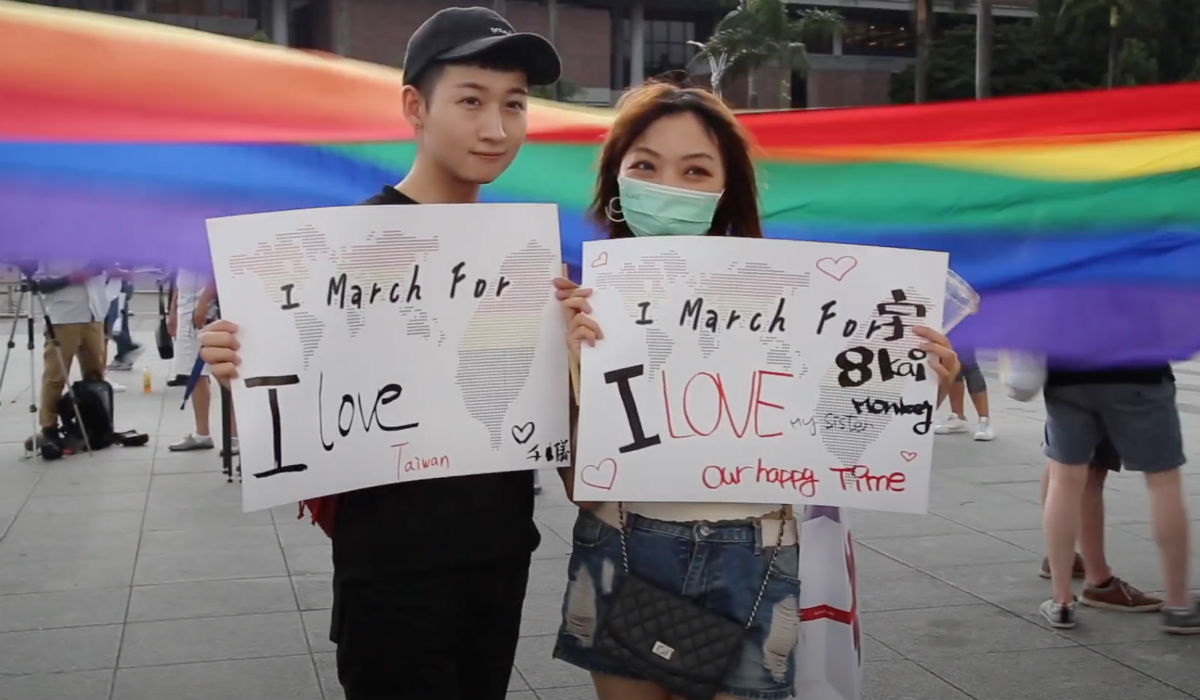 Taiwan Pride march during Pride Month 2020