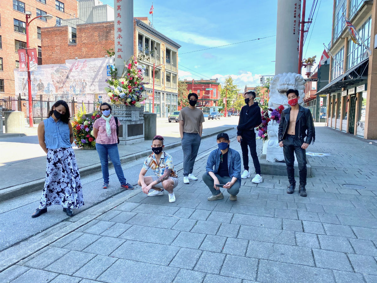 Pride in Chinatown launched with an event at the district's Millennium Gate on Saturday