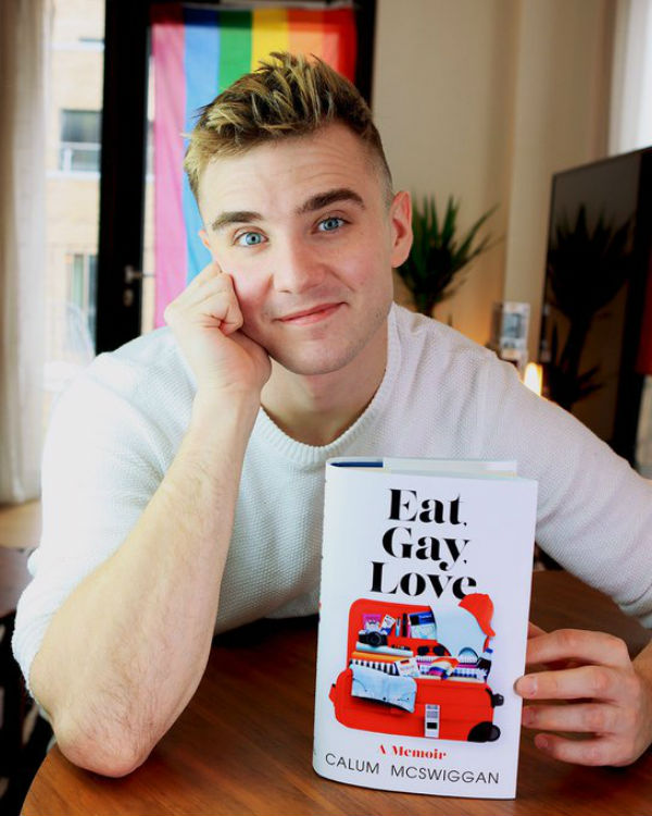 Calum McSwiggan and his travel memoir: Eat, Gay, Love