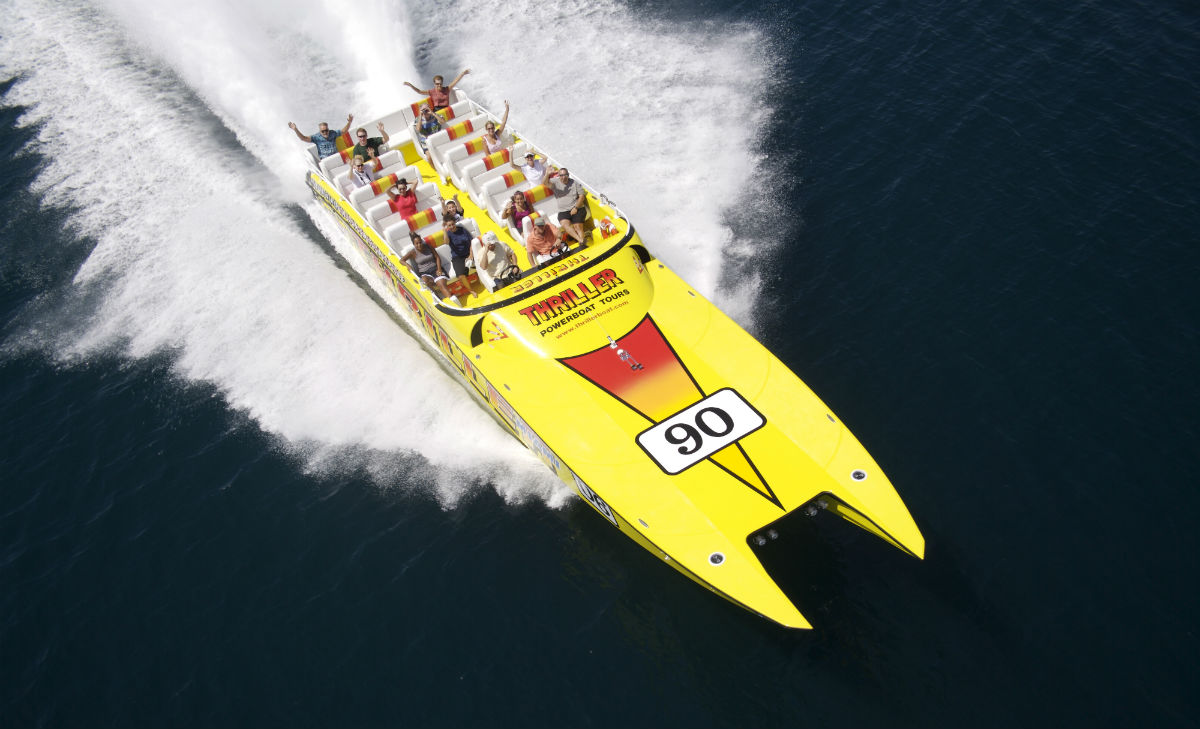 Thriller speedboat tour in Miami