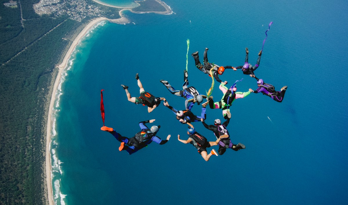 Pride Boogie over Moruya, New South Wales