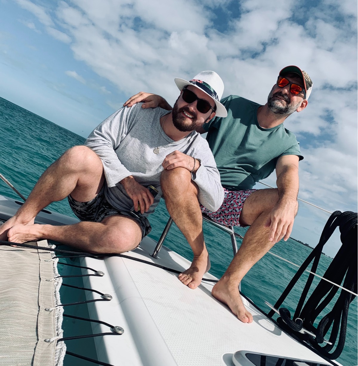 Christopher Massicotte (right) and partner, Eric