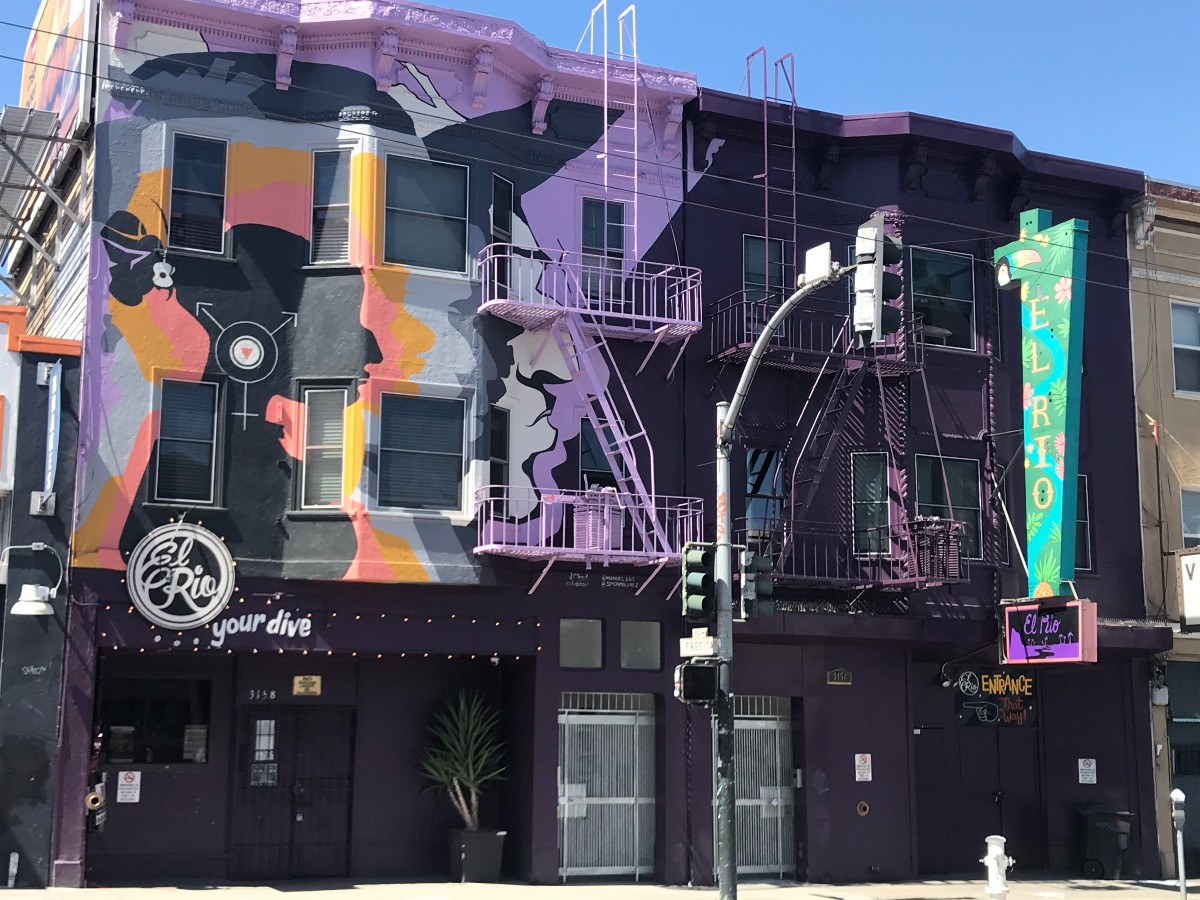 The new El Rio mural in San Francisco
