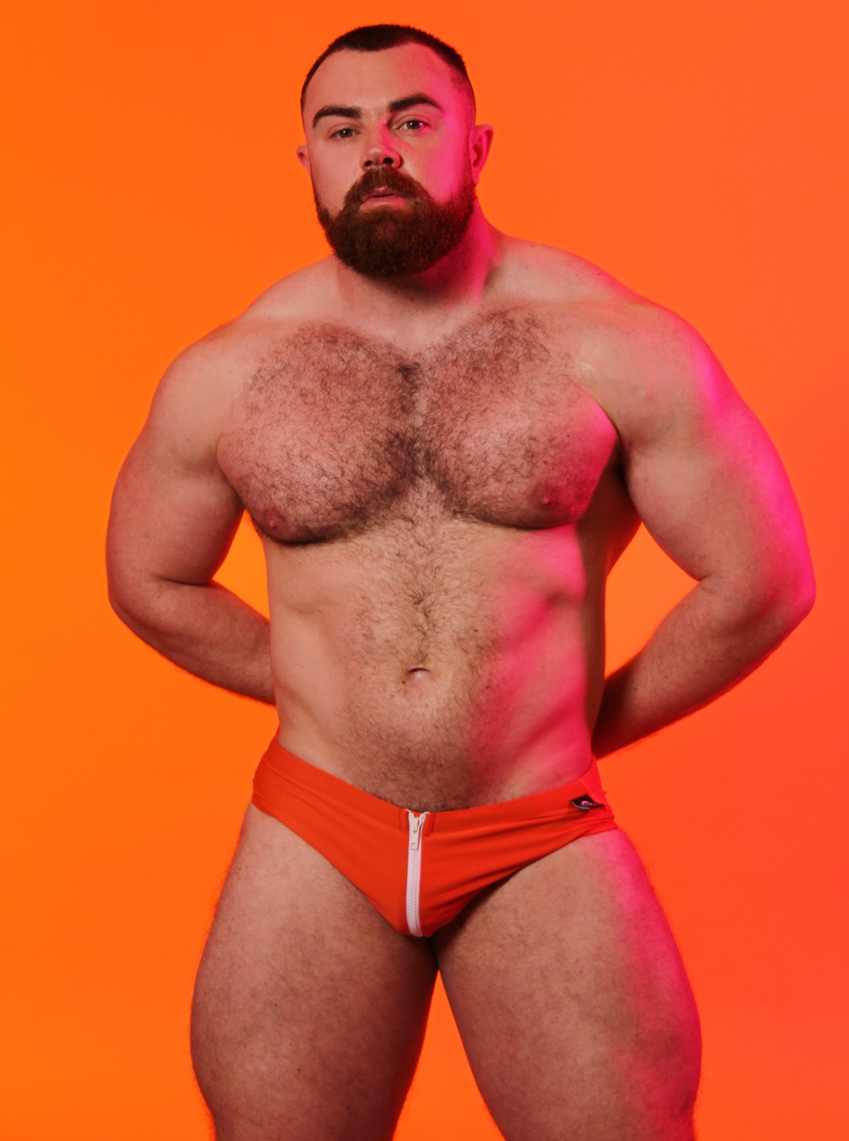 Paul models Dark Room's 'Easy Access' swimming brief