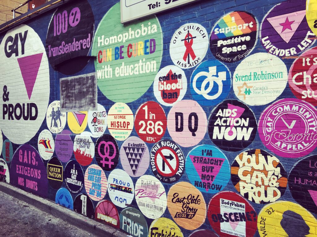 A street mural in Toronto