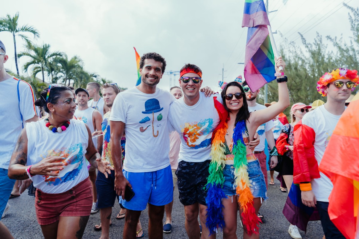 The first Cayman Islands Pride festival on July 31, 2021