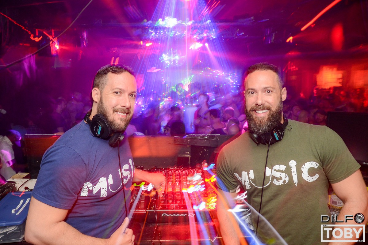 The Perry Twins are among the many DJs taking part in Palm Springs Pride