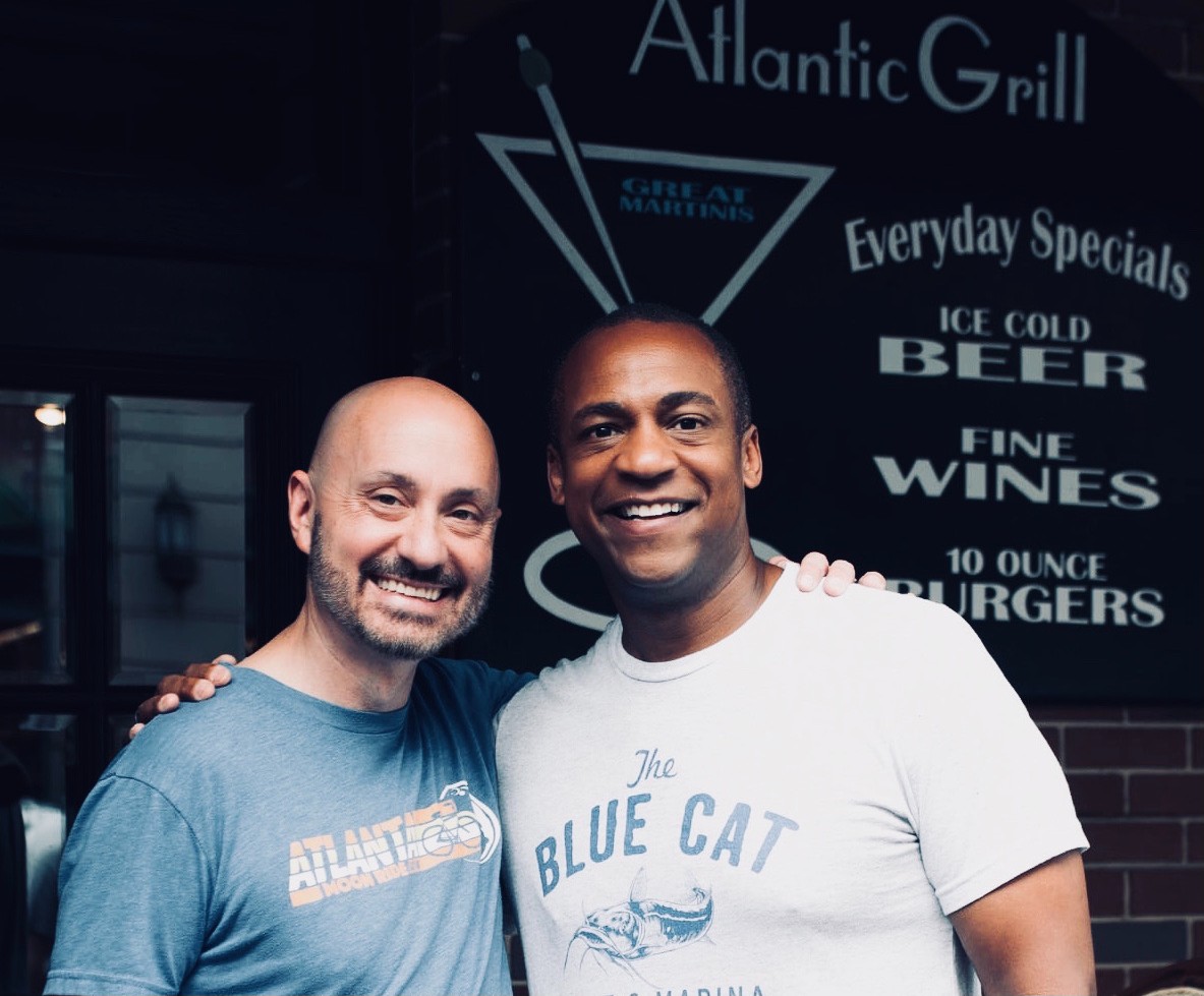 Sean Bishop and husband Reggie Stotts own the Atlantic Grill in Atlanta