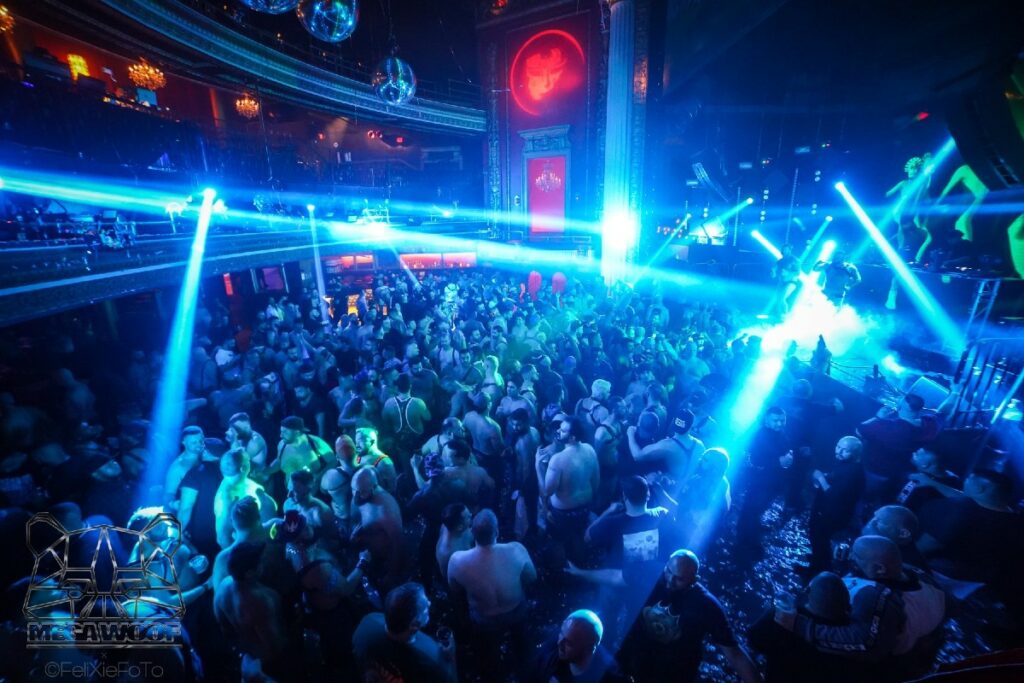 A Megawoof party at The Globe, Los Angeles