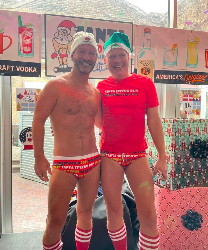 The Santa Speedo Run organizers
